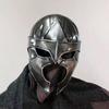 18 Gauge Steel   Warrior Helmet Fantasy Knight  Medieval Face Mask Helmet