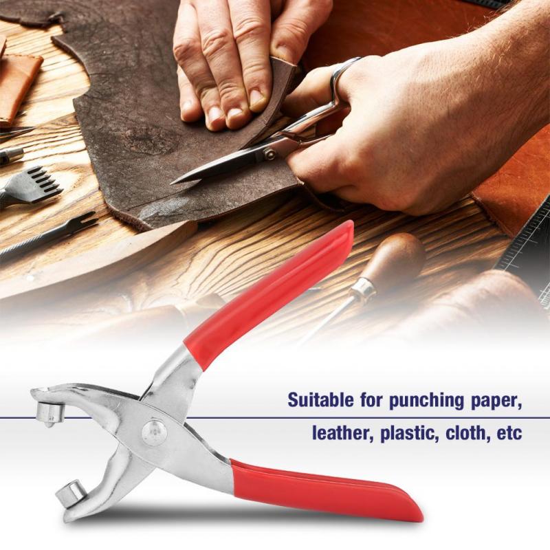 Buy 6in Nonslip Handle Steel Hole Punch Pliers Paper Leather Punching