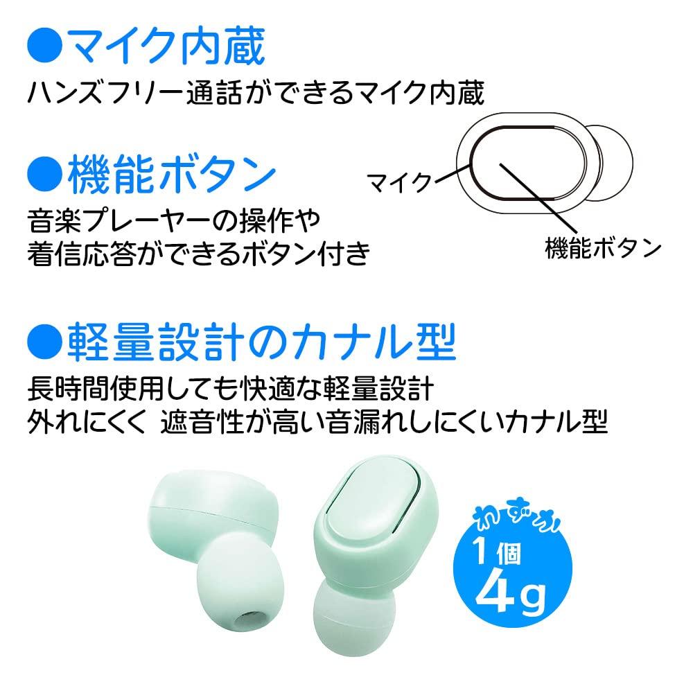 Rasta Banana Smartphone for Android iPhone Bluetooth 5.1 Completely Wireless Stereo Earphones Microphone Canal Calls Hands-free Calling Left and