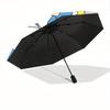 1pc Alice Flowers Cartoon Automatic Folding Umbrella,Lightweight Design, Fashion Lovers A0819046