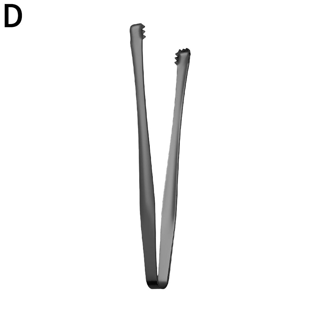 Steel Kitchen Food Tongs Non-Slip Ice Clip With Teeth BBQ Pastry Baking Clamp Tools Kitchenware Cooking Utensils