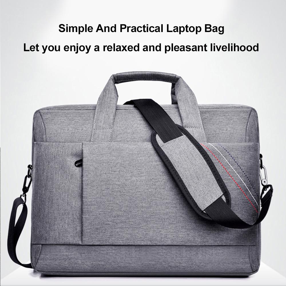 15 Inch Laptop Shoulder Bag Multifunctional Computer Briefcase Messenger Bag for Travel Bussiness
