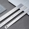 Stainless Steel Ruler Metal Ruler 15/20/30cm Straight Ruler Measuring Tool School Supplies for Engineering Teaching