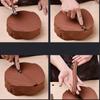 Ceramic Teapot Handle Scraper Replaceable Knife Head Polymer Clay Trimming Texture Ring Knife Carving Pottery Tool