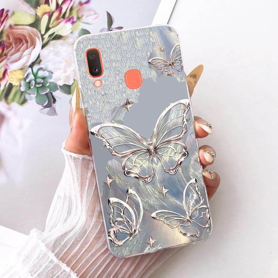 For Samsung Galaxy A20 A20e A20s Case Cute Lion Fashion Painted Cover Soft Silicone Case For Samsung A20 A 20 s Galaxy A20e Bags