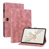 For Honor Pad 9 (Versions: Wi-Fi; 5G/Wi-Fi Also known as Honor Tablet 9). PU Leather Exquisite Floral Embossed Design Tablet Case