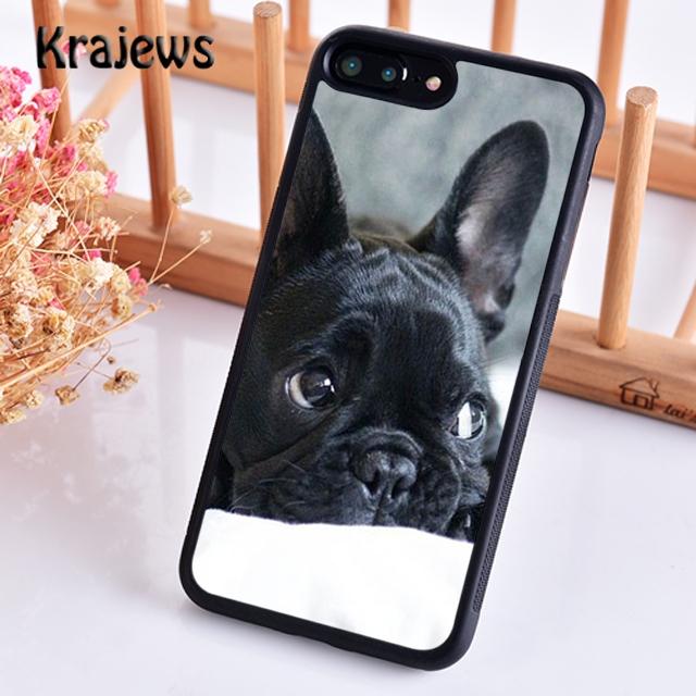 

Krajews Cute Puppy Pug French Bulldog box Phone Case Cover For iPhone 17 Air 16 15 14 plus 12 13 pro max Fundas iPhone 17pro max