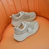 Little White Shoes with Skirts, Thick-soled and Versatile 2025 New Foreign-style Casual Shoes, Muffin and Inner Height-increasing Sports Shoes
