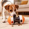 Hundefutter-Leckspielzeug, Haustierfutter-Leckgerät, Trainingshundespielzeug, zur Selbstbeschäftigung und gegen Langeweile. Der Welpe kann es nicht beißen und es kann sich drehen