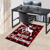 Weihnachts-Hirsch Stuhlmatte - Rutschfester Teppich für Büro, Heimdekoration, Wohnzimmer, Schlafzimmer, Spielzimmer & Schlafsaal Teppich - Anime Cartoon Design Feiertagsgeschenk