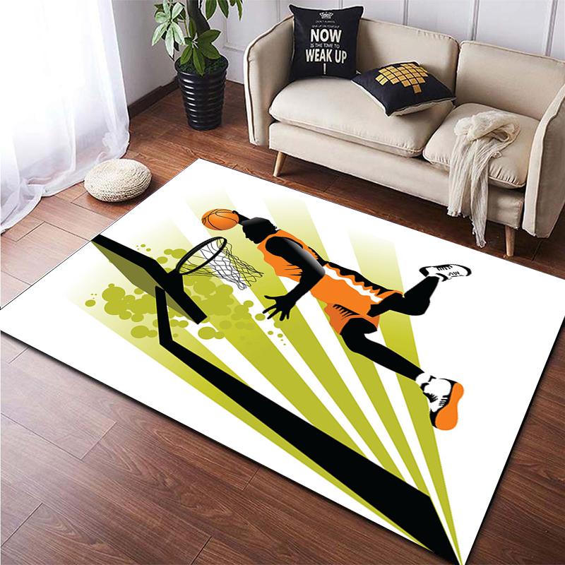 Basketball HD Printed Area Large Rug ,Carpet for Living Room Bedroom Sofa Decoration Non-slip Floor Mats Dropshipping Alfombras