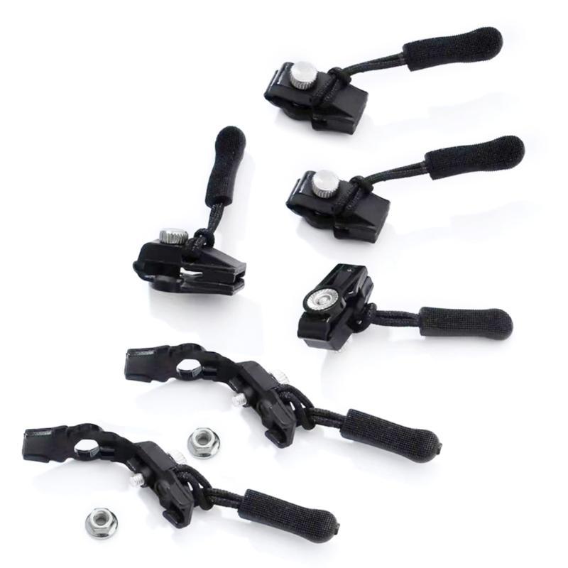 6/12Pcs 3 Different Size Zippers Fixer Repair Tool for Clothing Luggage Bag