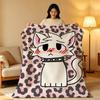 Meme B-Boykisser Internet Cute Viral Funny Classic Throw Soft Warm Flannel Blanket Lightweight for Sofa Bed Couch Travel Adults