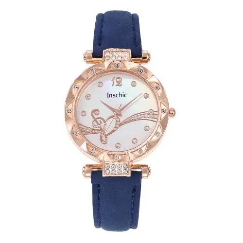 Fashion Business Watch for Women Simple Ladies Leather Quartz Watch Women Bracelet Wristwatch
