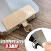 4/1Pcs Metal Phone Lanyard Gasket Patch Ultra Thin Mobile Phone Case Sling Rope Card Clip Snap Strap Hang Cord Tab Universal