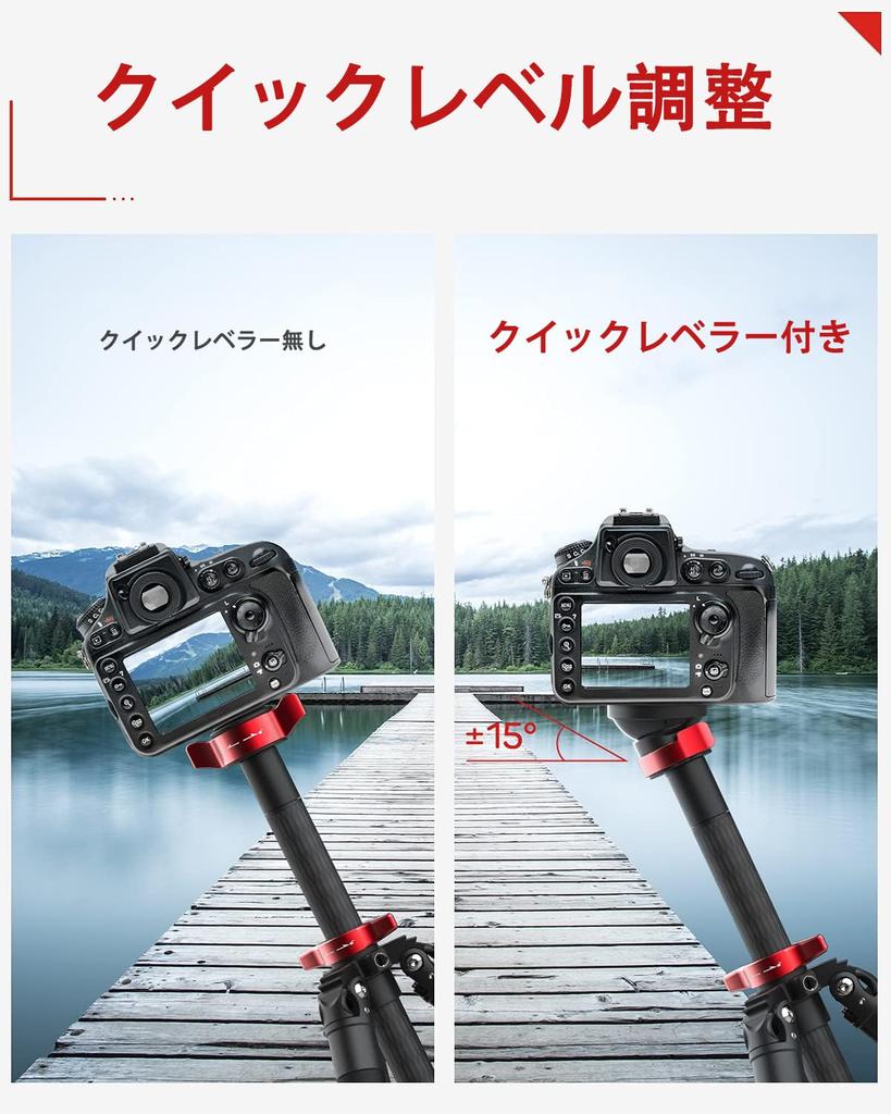 IFOOTAGE Tripod Leveling Base Aluminum Alloy Level Adjustment Plate Is Compatible with Nikon and DSLR Cameras and Tripods and Monopods with Tilt