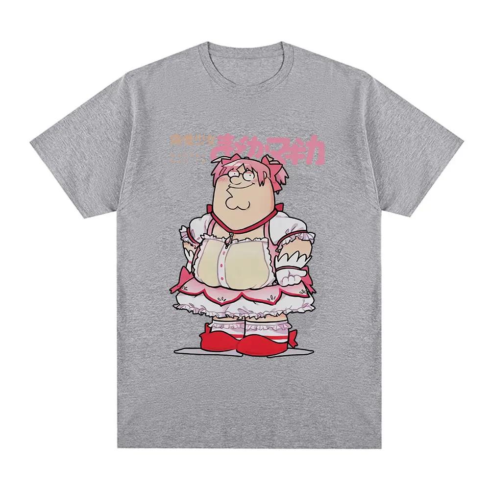 Grappig Magisch Meisje Klassiek T-shirt Puella Magi Madoka Magica Anime T-shirt Dames Humoristisch Los T-shirt