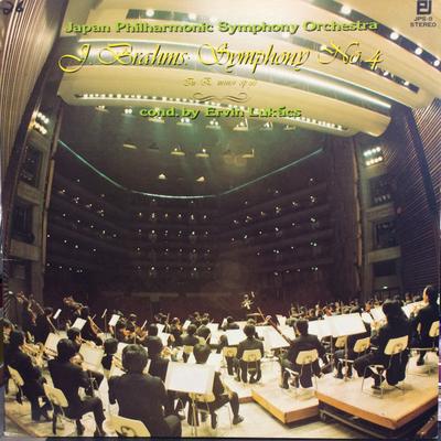 LP Record ERVIN LUKACS, JAPAN PHILHARMONIC SY - Johannes Brahms, Symphony No4 In E JPS8 TOSHIBA Japan Classical Used