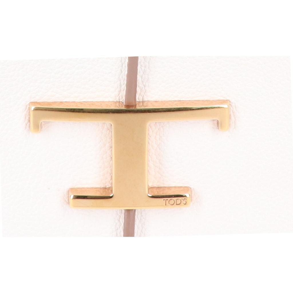 TOD'S Timeless 2-Way Drawstring Bucket Bag Shoulder bag whiteUsed