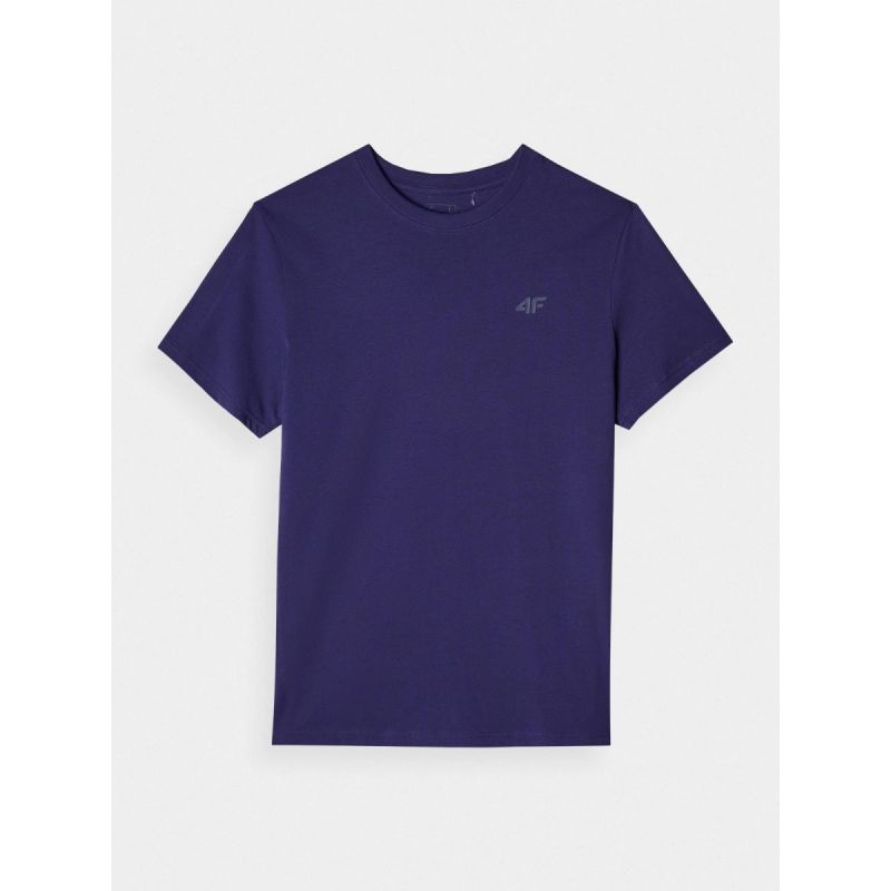 4F Men's Cotton T-Shirt Plain Regular Fit, Size S