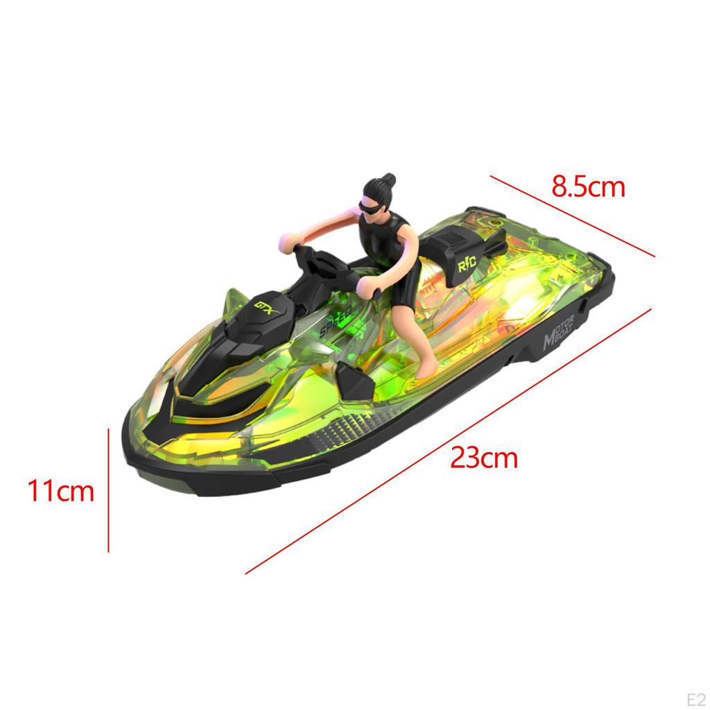 RC Boat High Speed Sensitivity Pools and Lakes Simulation Flexible Remote Control