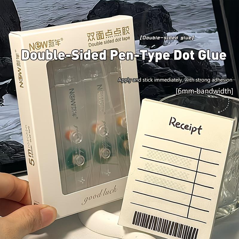 This Set Includes Four Rolls of Transparent Double-Sided Tape, with a Total Length of 5.0 meter, Perfect for Scrapbooking And Photo Albums
