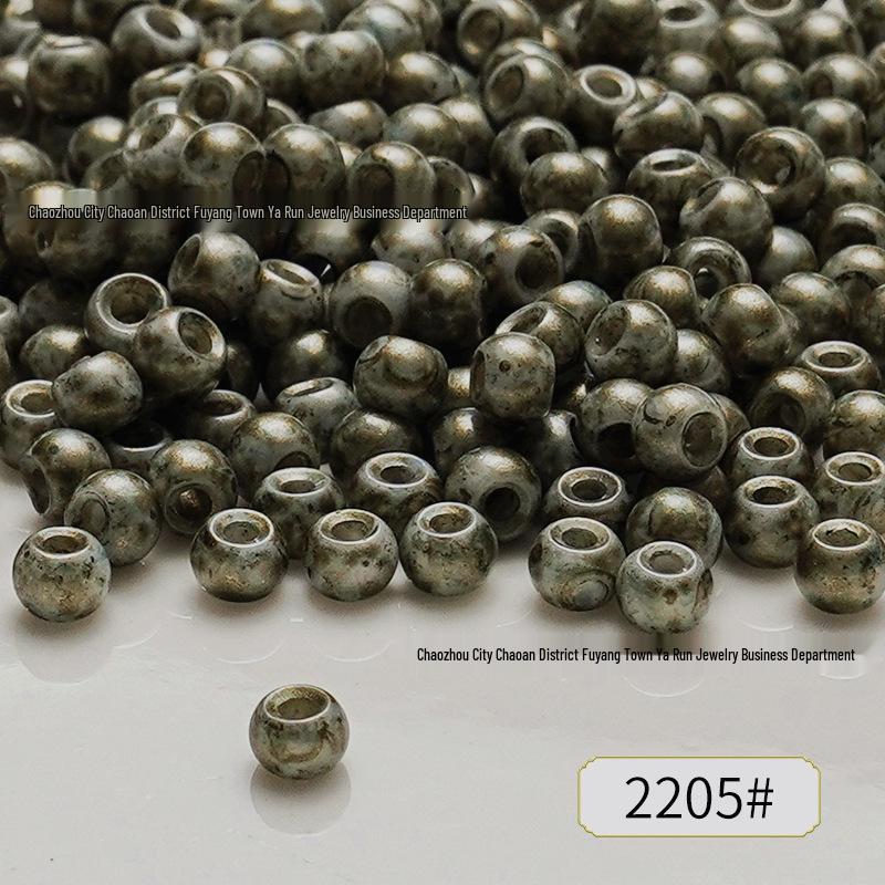 4mm Picasso Glass Seed Beads for DIY Jewelry: Bracelet, Necklace, Ring Accessories