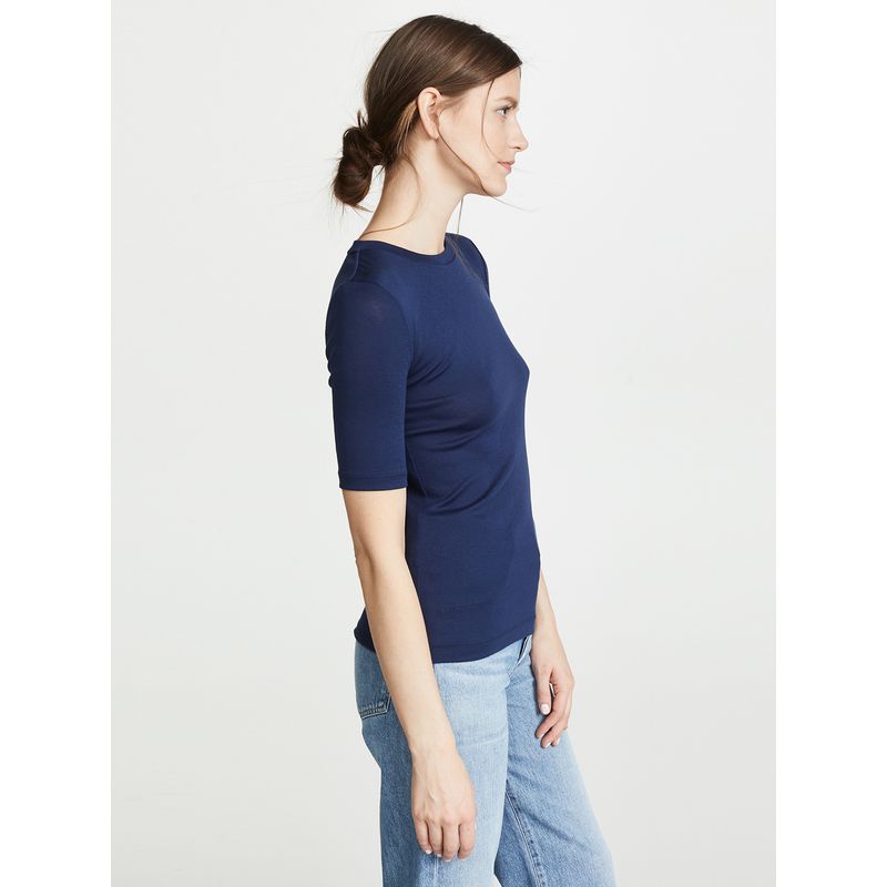 Fashion Stylish Simple and Versatile Ins Pure Color Silm round Neck Short Sleeve T-Shirt 2025 New Arrival Pure Cotton Top T-shirt Women