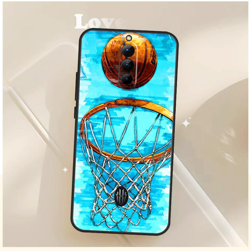

Sport Love Basketball Case For ZTE Nubia Red Magic 11 10 10S Pro Plus 8S 9S 8 9 Pro 6S 7S For RedMagic 10 Air Cover RedMagic 9S Pro Plus