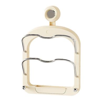 Wandmontierter Föhnhalter Saugknopf Lockenstabhalter Haarstyling-Werkzeuge Organizer Multifunktionales Aufbewahrungsregal