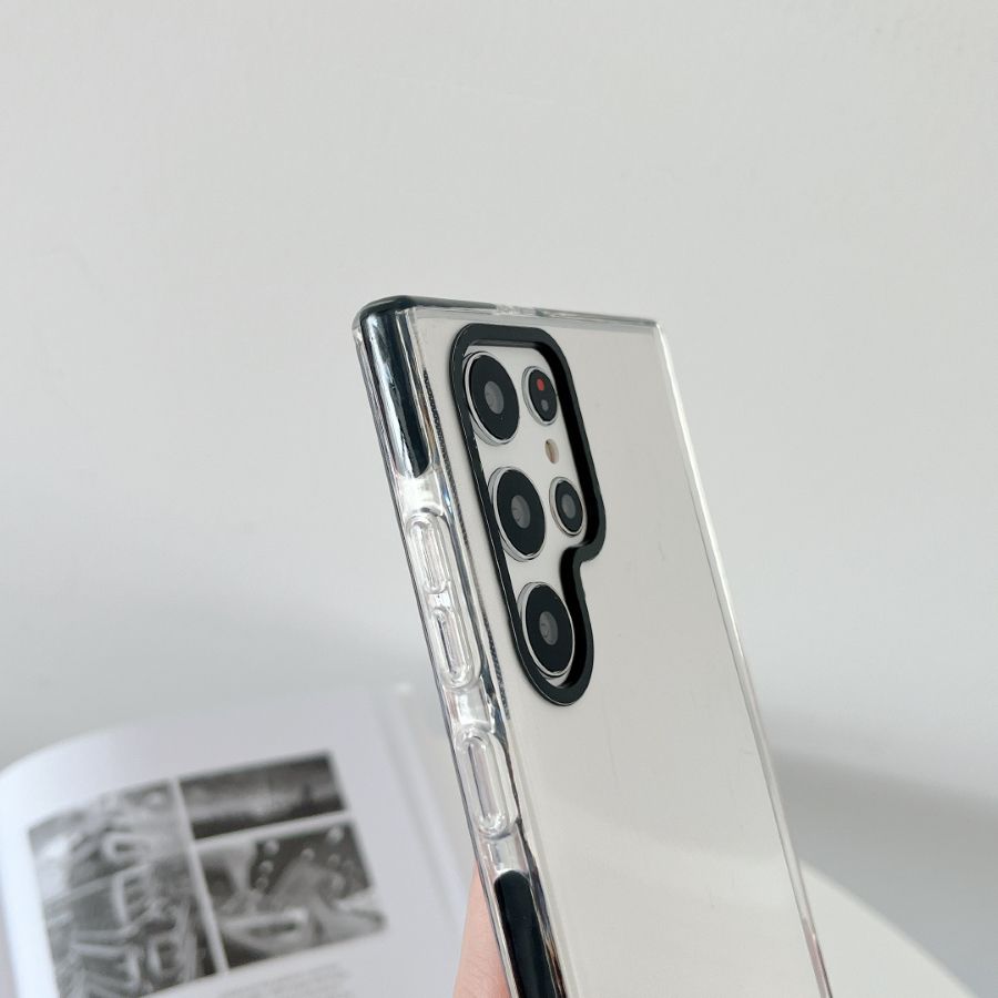 Klare Handyhülle für Samsung Galaxy 25 Ultra - Transparente, weiche TPU-Schutzhülle mit Fallschutz und Stoßschutz für Samsung S25/S24/S23/S25plus/S24Plus/S24Ultra