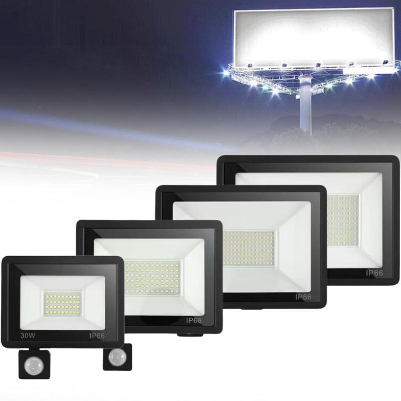 Led Remote Motion Sensor Floodlight With Waterproof Ip66 For Outdoor Security