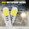 Car Clearance Lamp T10 3014 LED 24SMD Reading Light Universal Silicone Waterproof Width Lights Plug Play W5W License Plate Light