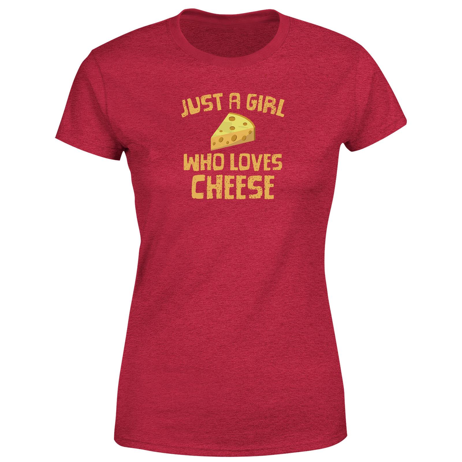 Just A Girl Who Loves Cheese Womens T Shirt Mens Womens Tees Top Cheese Lover Novelty Tee 4XL