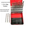 Zhijinlian High-Speed Steel Straight Shank Twist Drill Bit Set