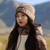 Knitted Hat for Women in Autumn and Winter Japanese Style Warm Ear Protection Woolen Hat for Mountain Climbing Small Baotou Cold Hat