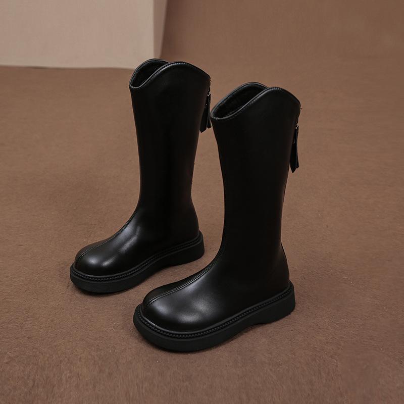 

новые детские ботинки и ботинки для девочек на мягкой подошве из кожи иностранного производства 35