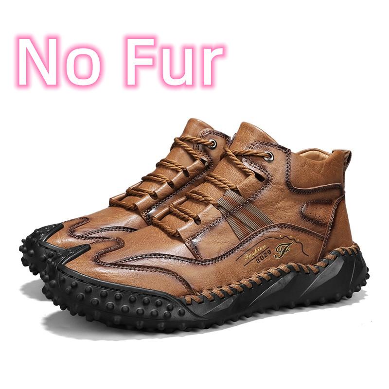 

Шнуровка Кожаные мужские походные ботинки Обувь для походов на открытом воздухе Новый осенний дизайн Кроссовки Нескользящие повседневные кожаные туфли Ботильоны 46