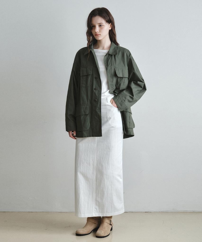 Wednesdayoasisforwomen W/French Work Safari Jacket_Khaki(Wc25-Sh02)