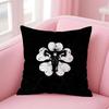 bBlack Clover Pillow Anime Manga Cushion Cover Pillow Case Soft Friendly Fabric  Concealed Zipper