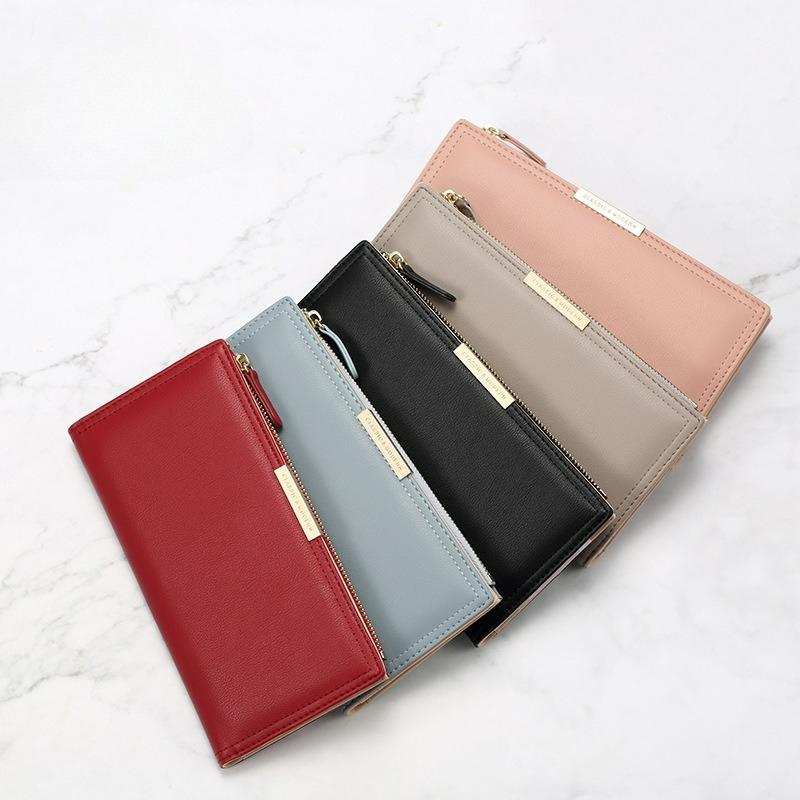 Fashion Wallet Women's Long Wallet Multi-card Position Zipper Women's Wallet Clutch Purse Bag