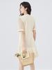 French Quiet Luxury Water-Soluble Lace-Chiffon Pleated Summer Dress