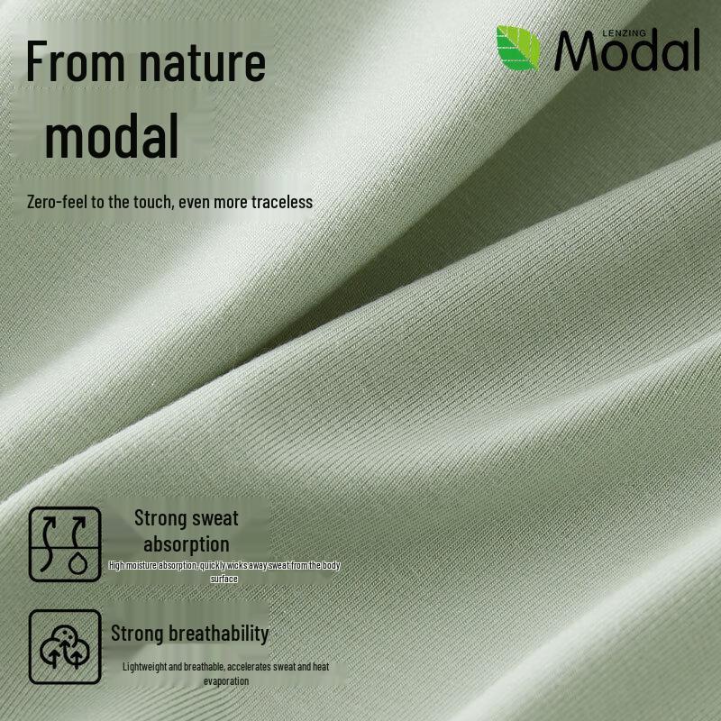 Men's 80S Modal Antibacterial Seamless Boxer Briefs