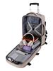 VIASTA Business Casual Rolling Backpack - Multi-Compartment, Large Capacity, Double Shoulder Design
