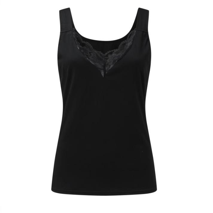 Women's V-Neck Lace Spaghetti Strap Tank Top