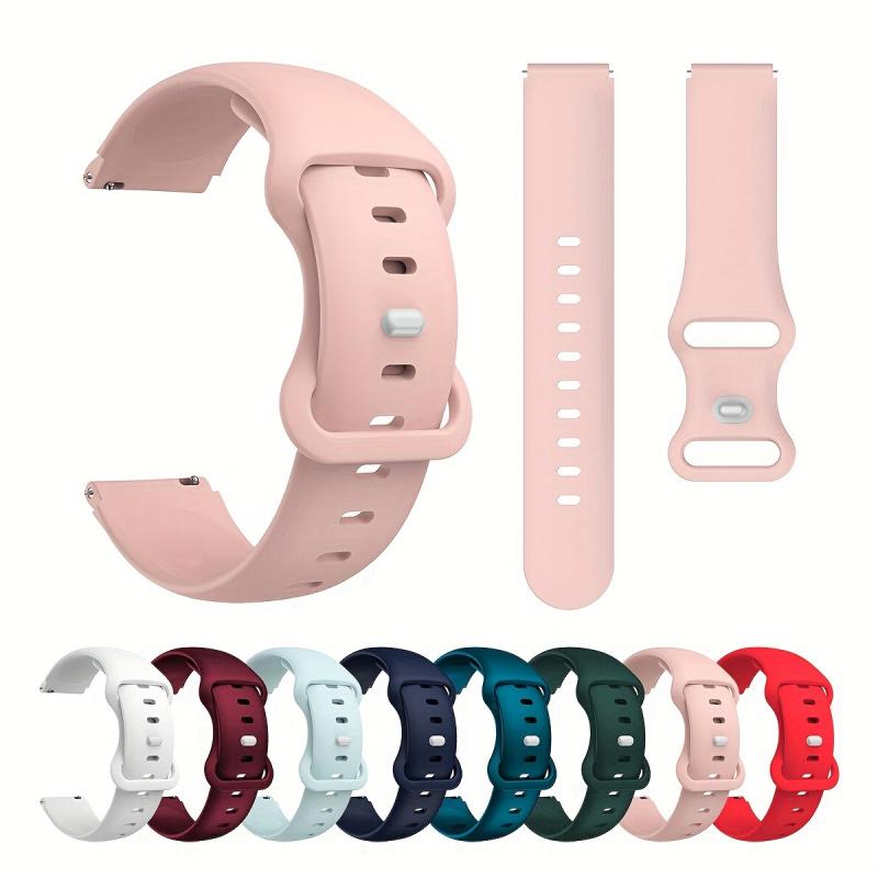 Schnellverschluss Silikon-Uhrenarmband für Huawei GT4 41mm Für Garmin Active S Weiches Bequemes Atmungsaktives Verstellbares Armband