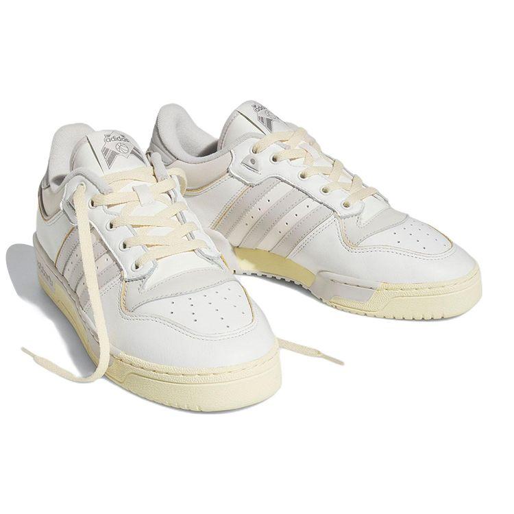 Adidas Rivalry Low 86 Core White Grey Unisex Sneakers Grey-One Off-White GZ2556