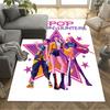 Urban Fashion Trio Floor Mat Suitable for Kitchen Dormitory Outdoor Game Room Antislip Carpet Anime Office Decor Perfect Gift for Friends & Family