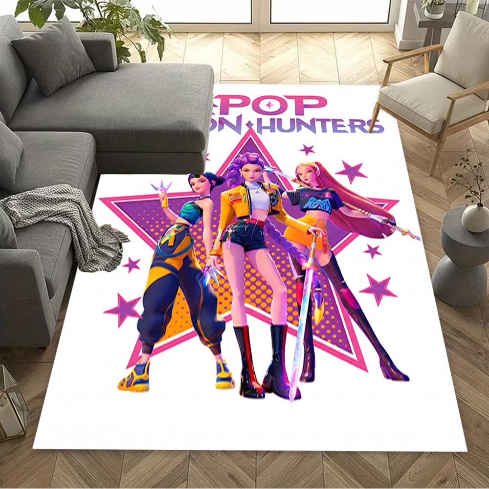Urban Fashion Trio Floor Mat Suitable for Kitchen Dormitory Outdoor Game Room Antislip Carpet Anime Office Decor Perfect Gift for Friends & Family