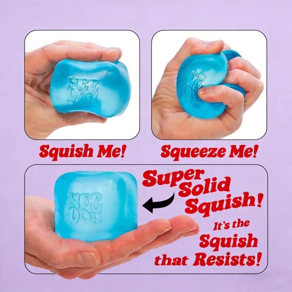 Schylling NeeDoh Nice Cube Squishy Slow Rising Pallina Antistress Giocattolo Fidget Sollievo dallo Stress Ansia Giocattolo Sensoriale per Bambini e Adulti
